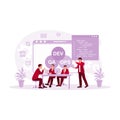 Group of young engineers and IT experts working in modern office developing software. DevOps Developers concept.