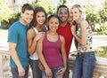 Group Of Young Friends Having Fun Together Royalty Free Stock Photo