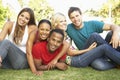 Group Of Young Friends Having Fun Together Royalty Free Stock Photo