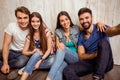 Group of young people Royalty Free Stock Photo