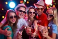 Group of young people at party Royalty Free Stock Photo