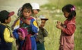 Group of young Tibetan childeren