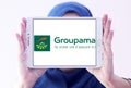 Groupama insurance group logo Royalty Free Stock Photo