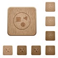 Grouping elements wooden buttons