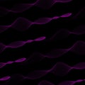 Abstract Fuchsia Lines Seamless Wave Pattern