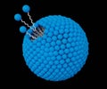 The groups of micelles detergent formation isolated
