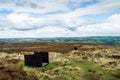 Grouse buttt on Ilkley moor. Yorkshire Royalty Free Stock Photo