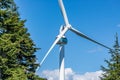Grouse Mountain Wind turbine, Vancouver Royalty Free Stock Photo