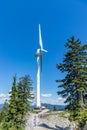 Grouse Mountain Wind turbine, Vancouver Royalty Free Stock Photo