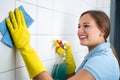 Grout Tile Cleaning. Cleaning Wall