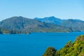 Grove arm of Queen Charlotte sound at South Island of New Zeland Royalty Free Stock Photo