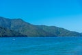 Grove arm of Queen Charlotte sound at South Island of New Zeland Royalty Free Stock Photo