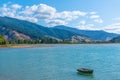 Grove arm of Queen Charlotte sound at South Island of New Zeland Royalty Free Stock Photo