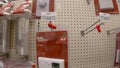 ACE hardware retail store interior home thermostats