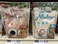 Artificial sweeteners on retail store shelf Splenda Monkey fruit Royalty Free Stock Photo