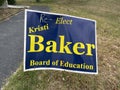 Election lawn sign Kristi Baker