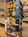 Food Lion Grocery store cold relief medicine tower