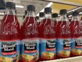 Food Lion grocery store Minute Maid fruit punch 6 packs Royalty Free Stock Photo