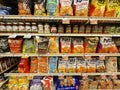 Food Lion grocery store Potato chip section and prices