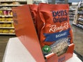 Grocery store Bens original rice packs in a case