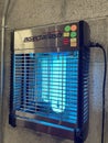 Grocery store bug zapper blue light