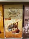 Grocery store candy section Lindt Lindor Royalty Free Stock Photo