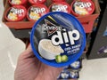 Grocery store Doritos dip in a plastic container ranch Royalty Free Stock Photo