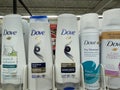 Grocery store Dove hair care products variety