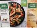 Grocery store Healthy Choice frozen dinner simply