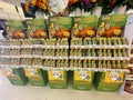 Grocery store holidays merchandise Tony Chacheres turkey injection kit display
