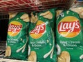 Grocery store Lats chips sour cream and onion