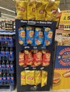 Grocery store Lays chips and pepsi cola display summer theme
