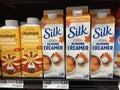 Grocery store Silk almond milk variety and price