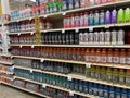 Grocery store sports drink section and prices