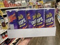 Grocery store Takis crisps canister full case Royalty Free Stock Photo