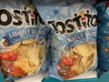 Grocery store Tostitos corn chips lightly salted