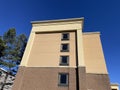 Hampton Inn and Suites hotel exterior side windows