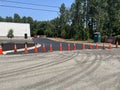 New Dollar general in Grovetown Georgia orange cones