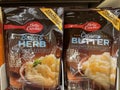 Retail grocery store Betty Crocker bag variety mashed potatoes