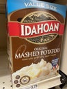 Retail grocery store Idahoan mashed potatoes