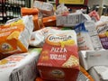 Retail grocery store Pepperidge Farms goldfish pizza display