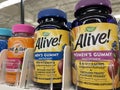 Retail store Alive vitamins variety