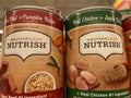 Retail store Canned Dog Food Nutrish