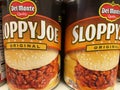 Retail store Delmonte Sloppy Joe in a can Royalty Free Stock Photo