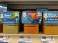 Retail store Gerber baby food price tags