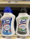 Retail store Lysol cleaner laundry sanitizer variety