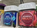 Retail store mens and women`s Olly vitamins