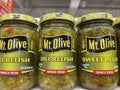 Retail store Mt Olive pickles Dill Relish