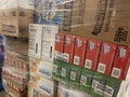 Retail store nabisco plastic wrapped pallet delivery
