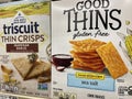 Retail store products Triscuit snack crackers thins